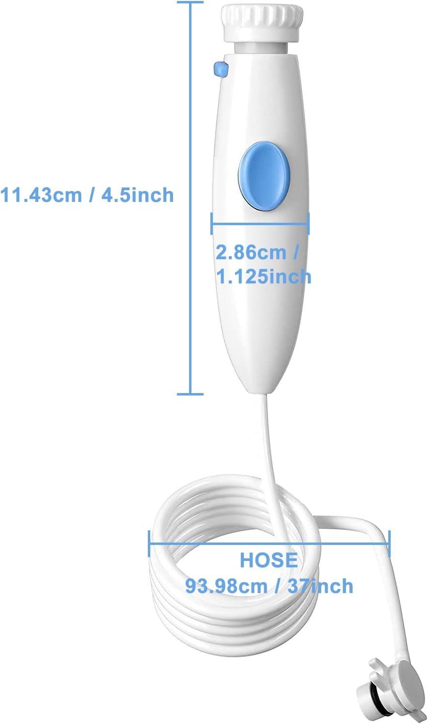 RAXSEG Oral Hygiene Accessories Compatible with Waterpik WP-100, WP-900 Replacement Kit for Ultra Water Flosser, Pack of 1 Handle/Hose image number 4