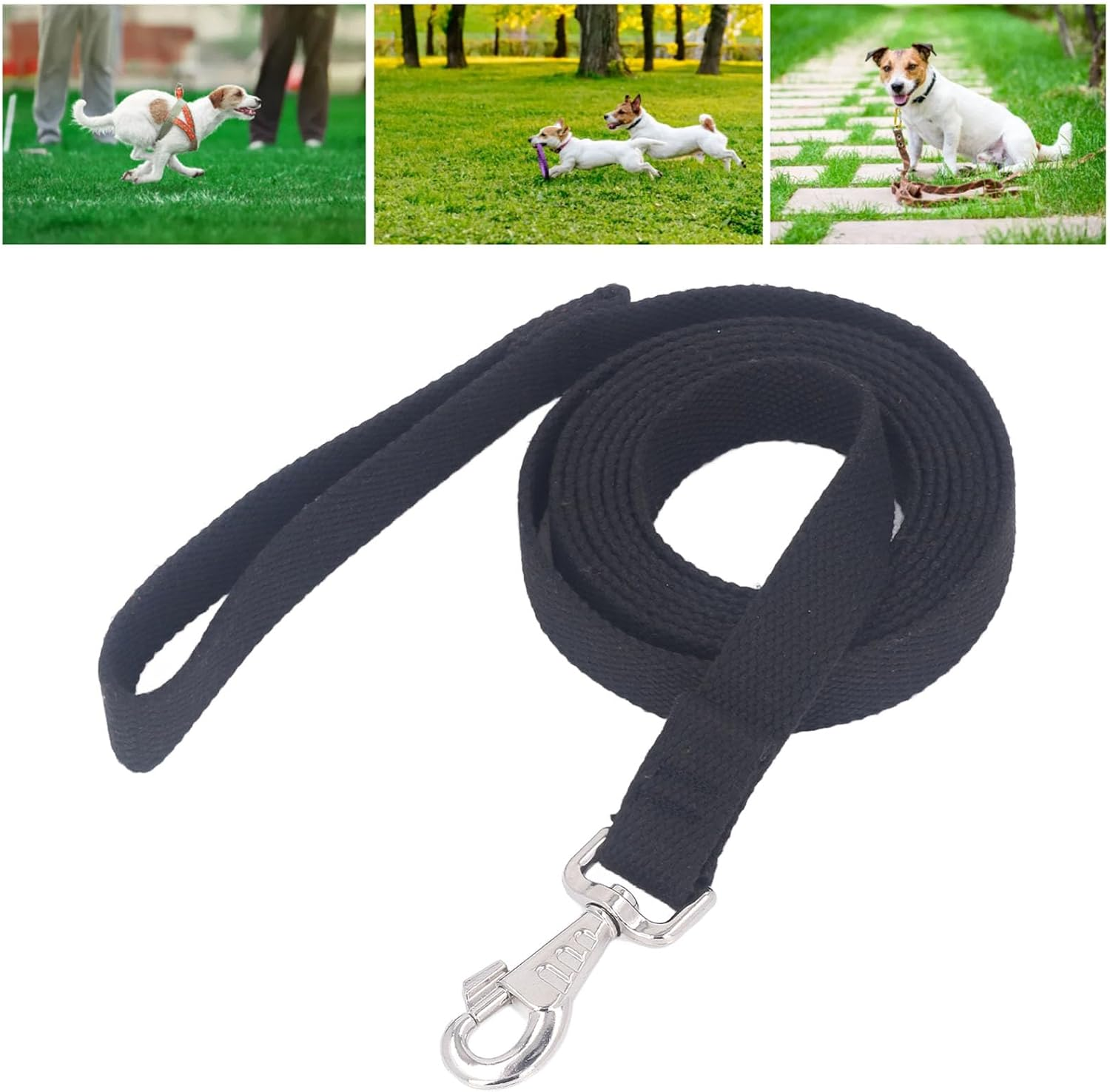 9.8Ft Dog Leash, Nylon Strong Load Bearing Capacity Durable Dog Traction Rope, Dog Training Leash Puppy Traction Rope Pet Walking Leash for Small Medium Large Dogs image number 1