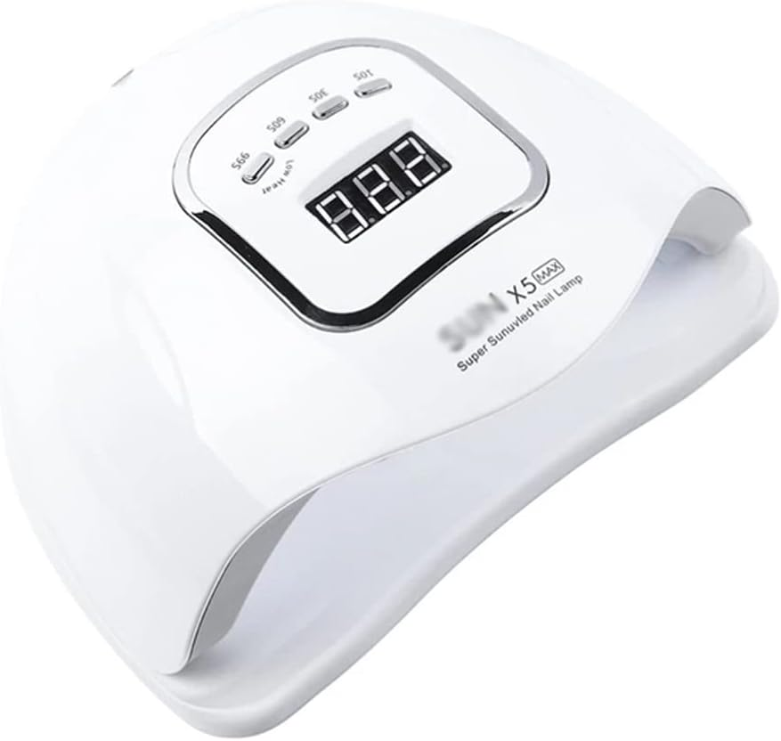 Nail Lamp120W Led Uv Nail Drying Lamp Fast Gel Nail Polish Curing Lamp Professional Salon Nail Dryer for Manicure Pedicure White image number 3