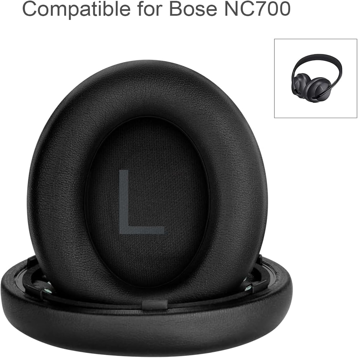 XBOGO Replacement Ear Pads for NC700, Premium Replacement Pads for Bose 700 and Bose NC700 Headphones, Replacement Ear Cushions Over-Ear Headphones, Black image number 2