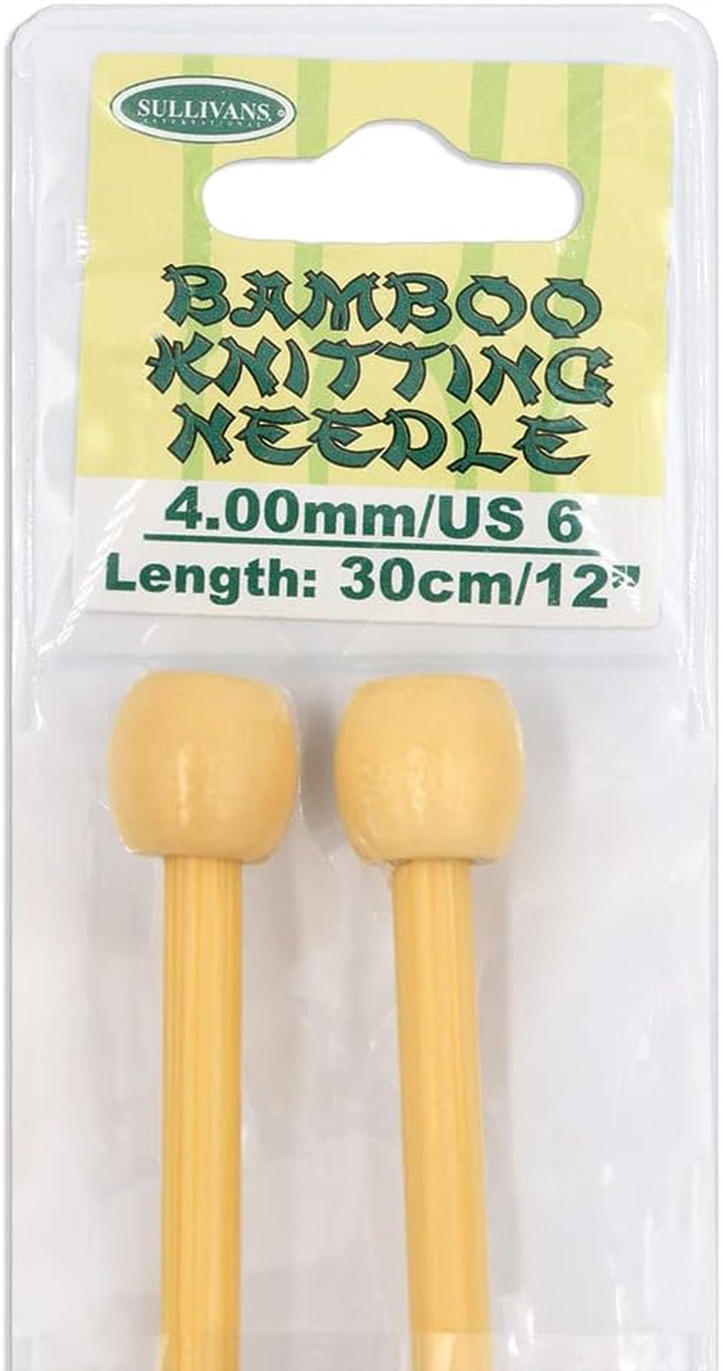 Sullivans Bamboo Knitting Needles, 30 Cm X 8 Mm Size image number 2