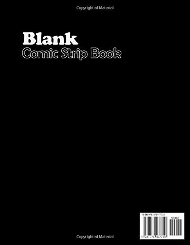Blank Comic Strip Book: 3 Panel Template for Drawing , Sketching , Coloring Your Own Comic Strip :Plain/White Paper/Soft Cover / 70 Pages (93 Stories) ... , Intended for Sketching, Drawing, Writing image number 1