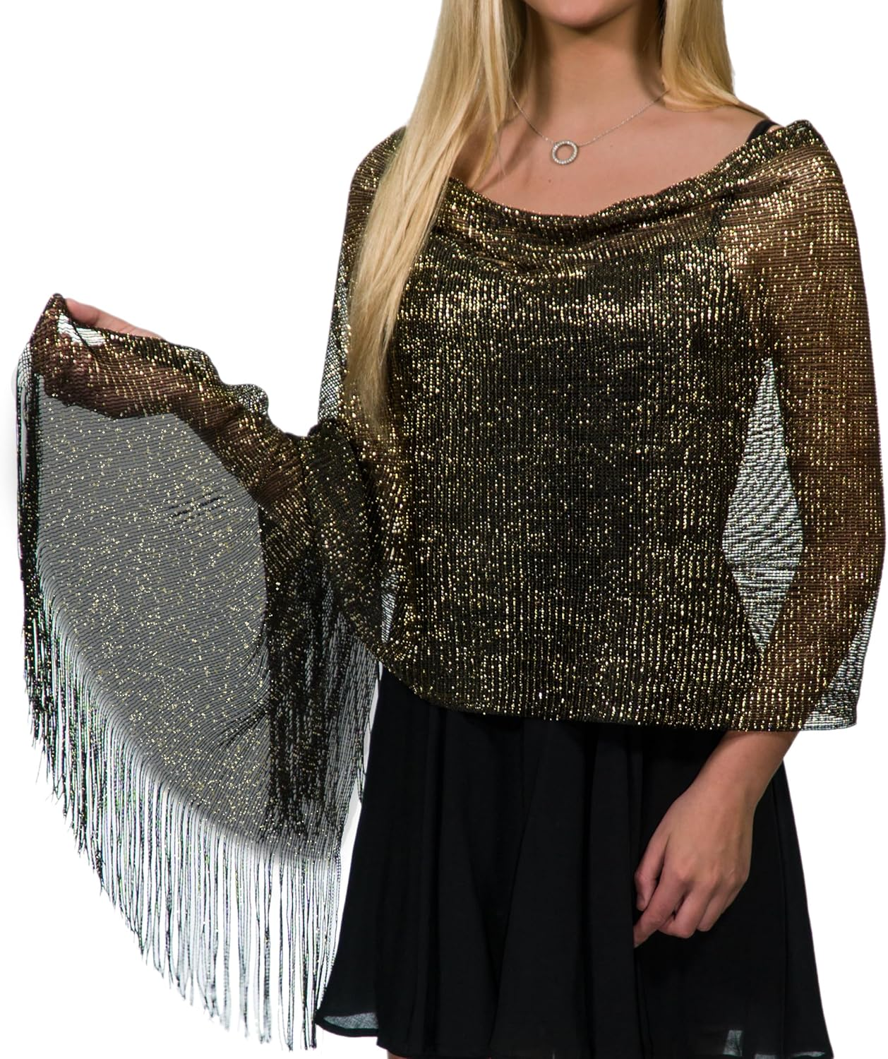 Shineglitz Shawls and Wraps for Evening Dresses, Womens Shawls and Wraps, Dressy Shawls and Wraps for Evening Wear