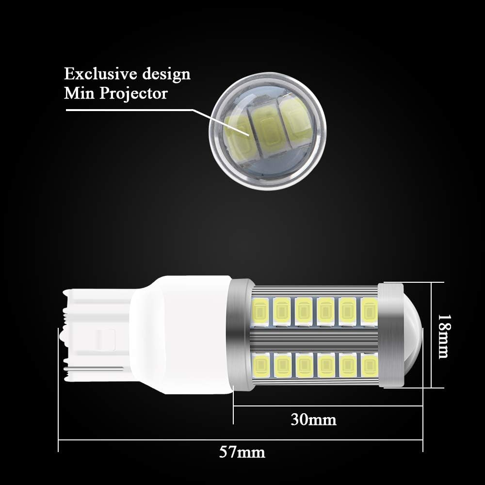 4Pcs White T20 7440 7440NA 7441 992 5630 33SMD LED Bulbs Canbus 900LM Super Bright Reversing Light Parking Light Brake Rear Fog Lamps Position Tail Light 12-30V 3.6W image number 4