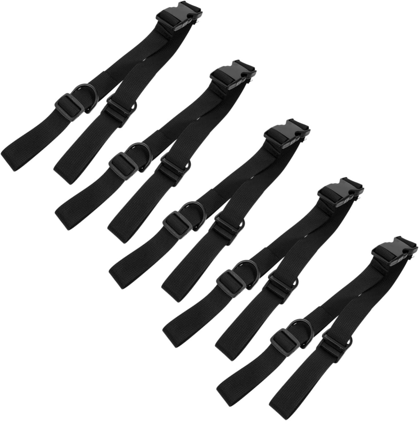 Balacoo 5Pcs Multi-Functional Luggage Connector Straps with Quick Release Buckles Adjustable Heavy Duty Carrying Belts for Suitcases Backpacks Yoga Mats and Outdoor Gear image number 6