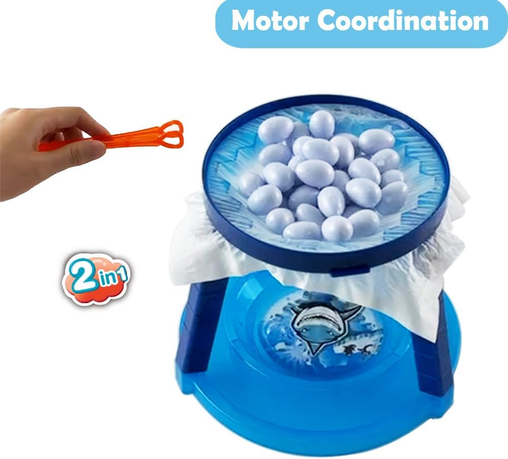 ZUNIPLEX 2 in 1 Penguin Game,Ice Break Toys,Fun Tabletop Game,Family Board Games for Christmas Birthday Family Party for Kids Aged 3+ image number 3