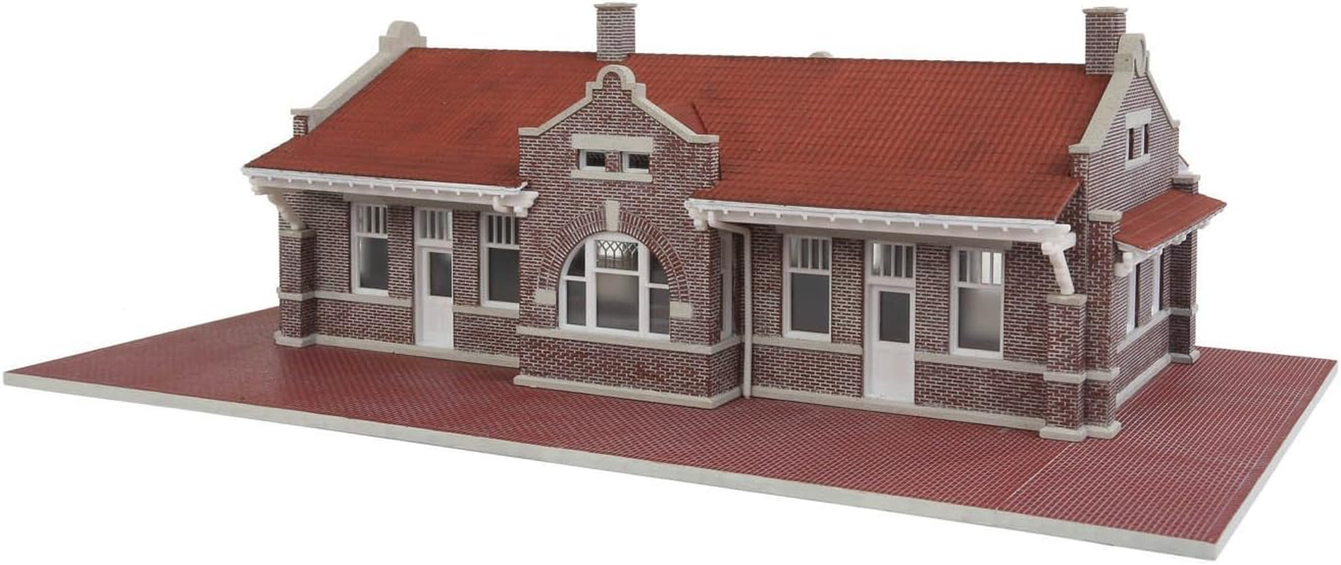 Walthers Cornerstone Brick Mission Style Depot Train image number 6