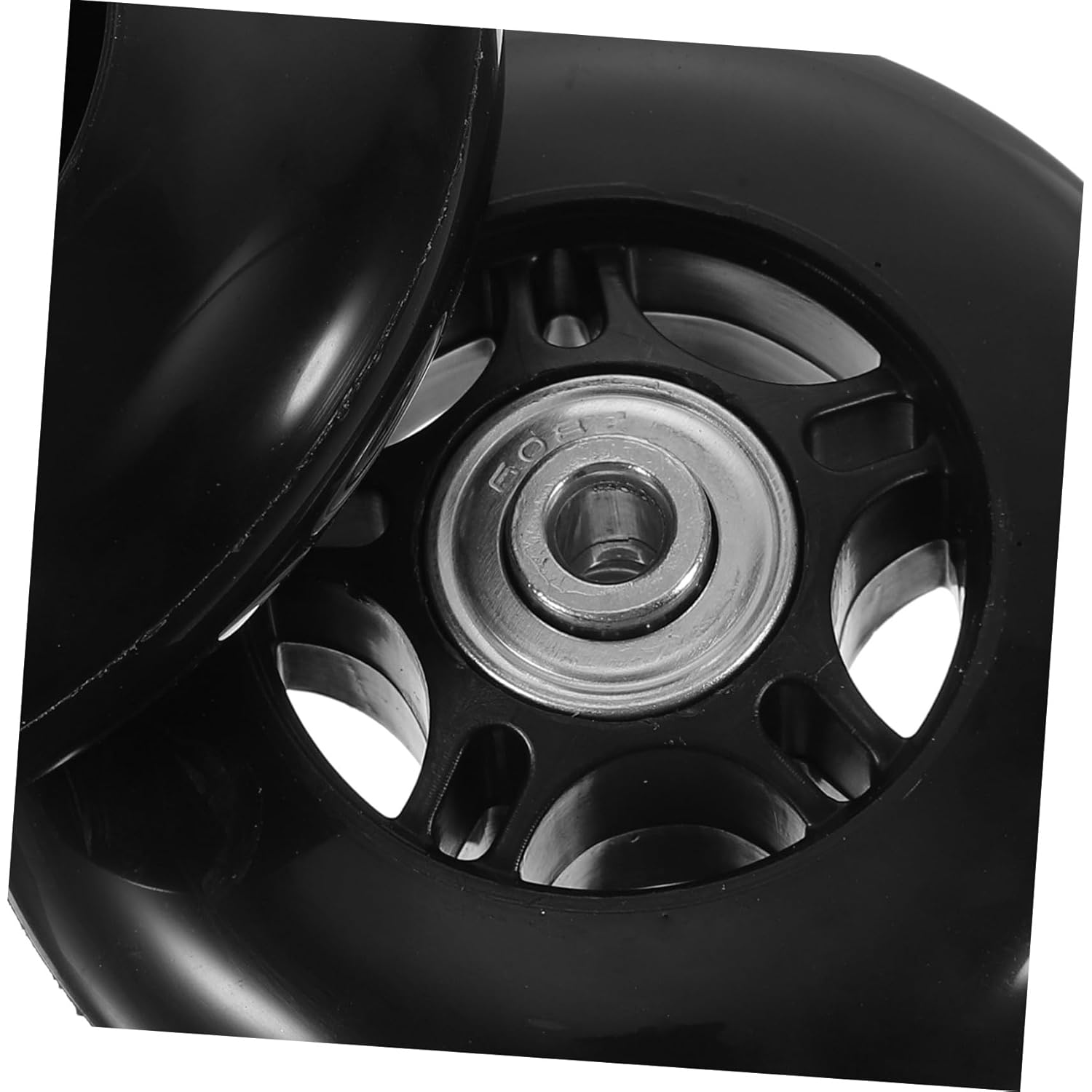 CIYODO Luggage Suitcase Replacement Rubber Swivel Wheels Set 80X6X24Mm with Detachable Casters &ndash; Travel Trolley Wheel Repair Kit for Smooth Rolling image number 1