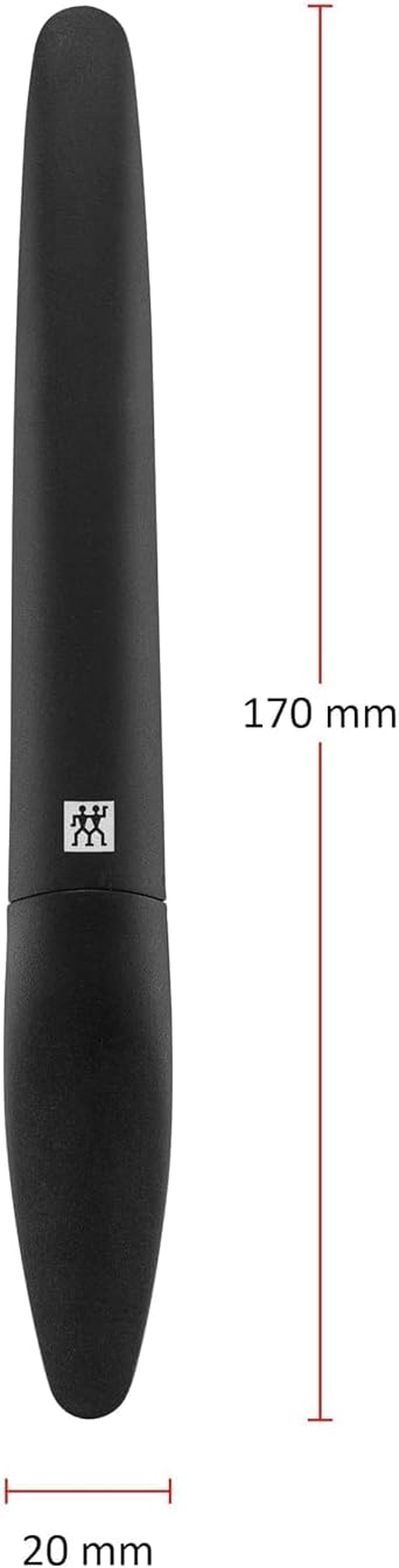 Zwilling Ceramic Nail File (Coarse and Fine-Grained File Surfaces, for Sensitive Nails, with Protective Cap), Premium, Black, 170 Mm image number 2