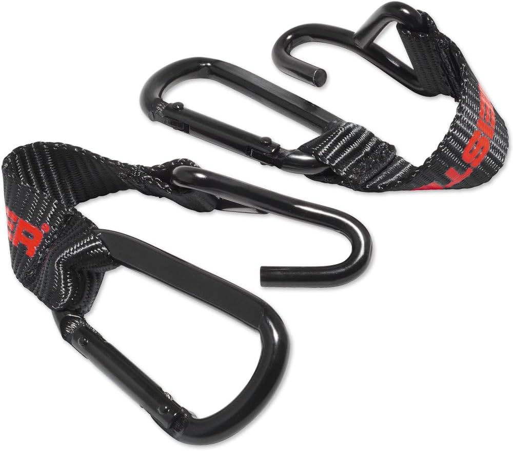Meister Hang-Tough Fence Hooks for Baseball, Softball, Tennis & Camping (Pair)