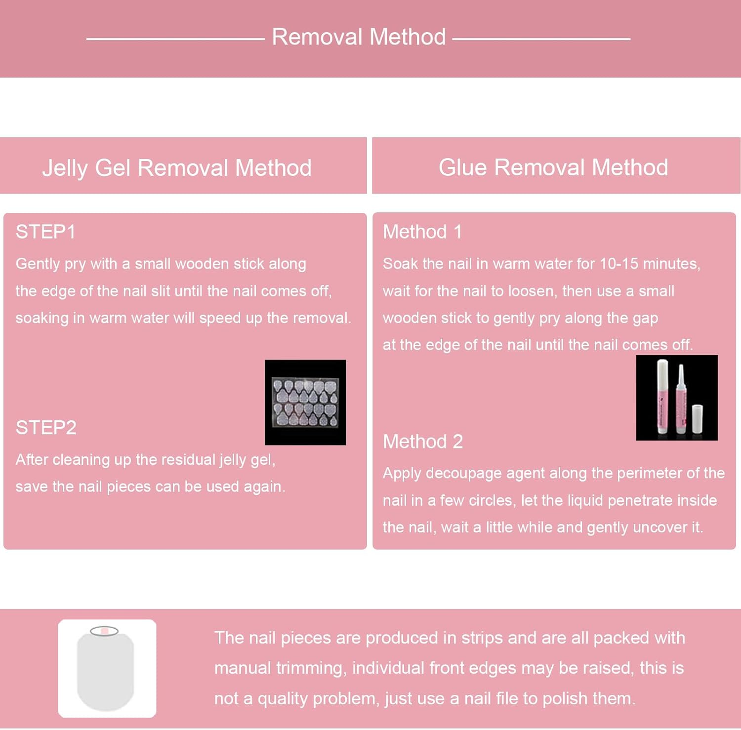 24 PCS Christmas Press on Nails Christmas False Nails French 3D Rhinestone Gingerbread Man Medium Fake Nails Gifts for Women and Girls (No.72) image number 4