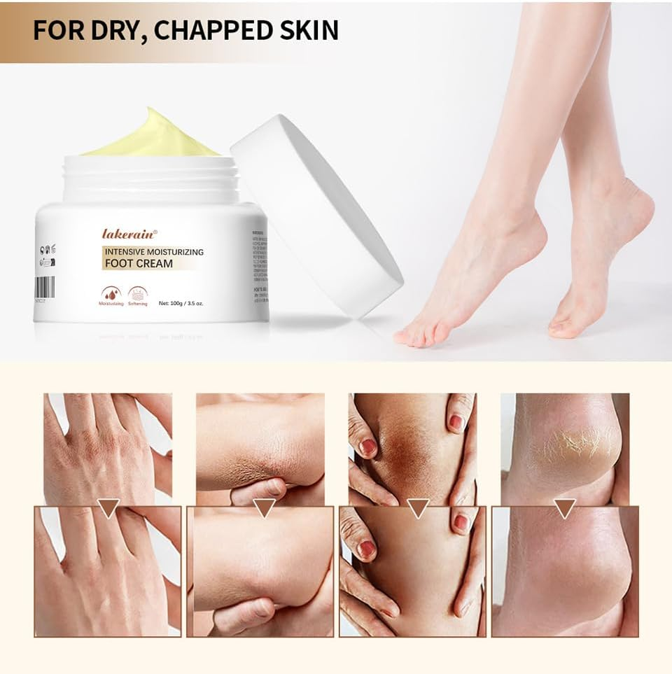 Intensive Foot Cream for Dry Rough & Cracked Bumpy Skin Moisturising Softens & Repairs Restores Ideal Skin Barrier for Heel and Foot Care image number 4