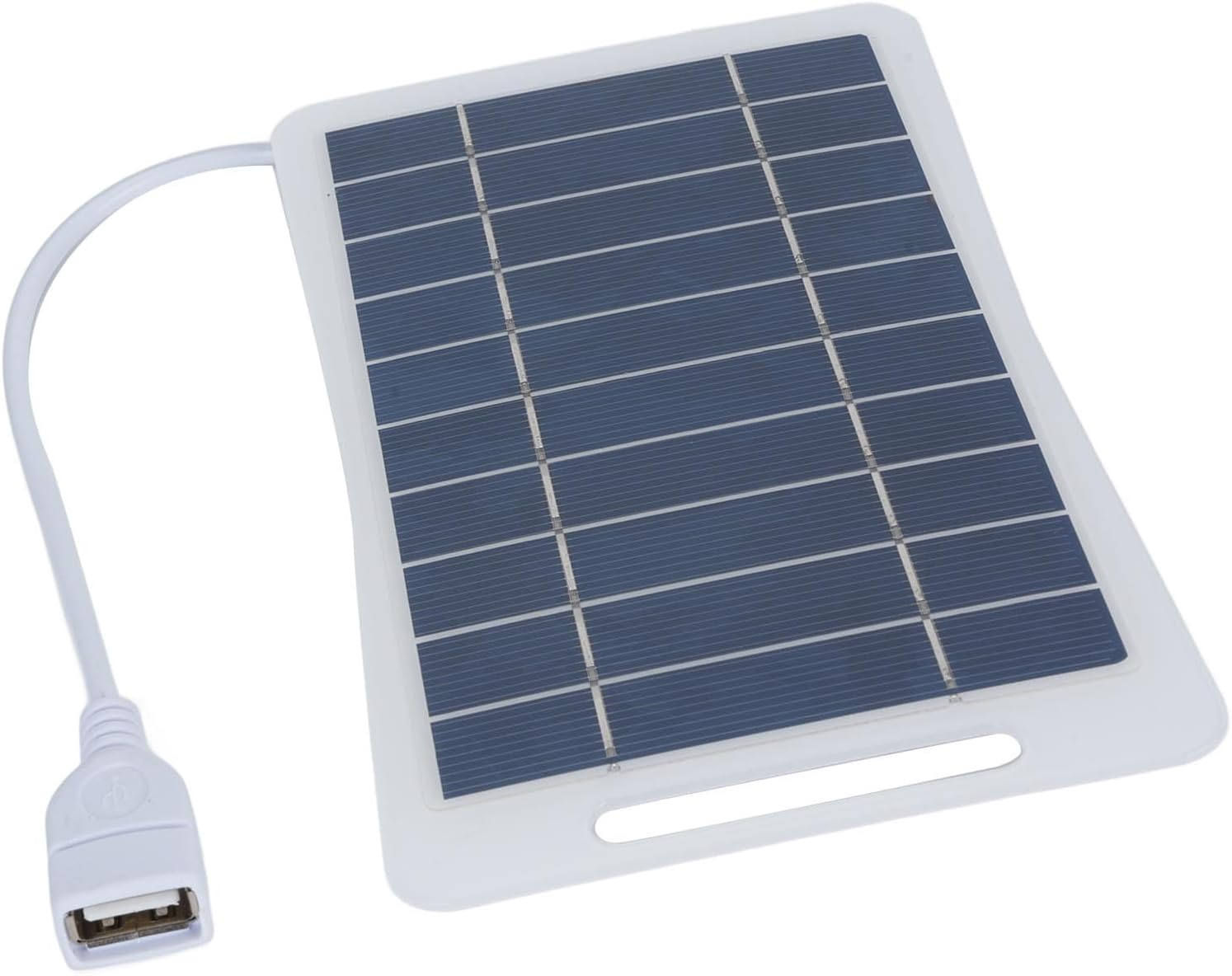 Portable Solar Panel, 9X16.5Cm USB Solar Panel Charger for Smartphones Tablets Cameras, Small Solar Charger for Camping Outdoor Backpacking image number 1