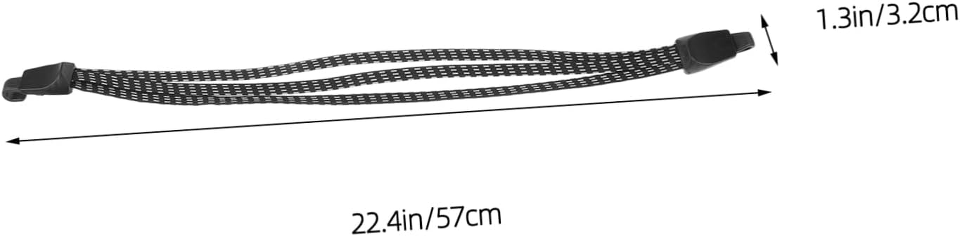 WESIEVYA Black Elastic Bungee Cord with Hooks Bike Luggage Strap Heavy-Duty Cargo Tightening Strap for Outdoor Cycling and Travel image number 4