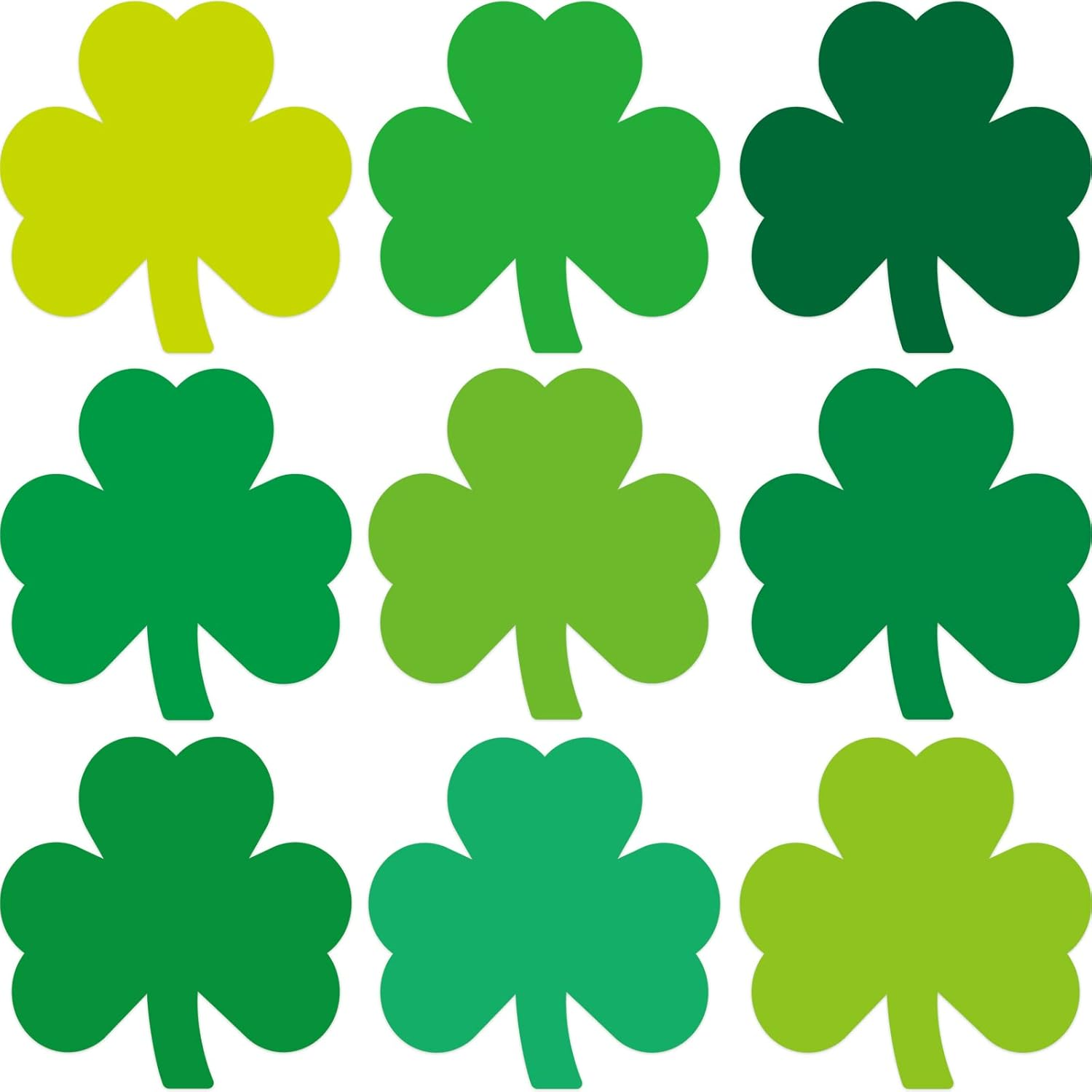 Shamrock Stickers St. Patrick'S Day Sticker Roll for Kids Party Decorations 500Pcs image number 1