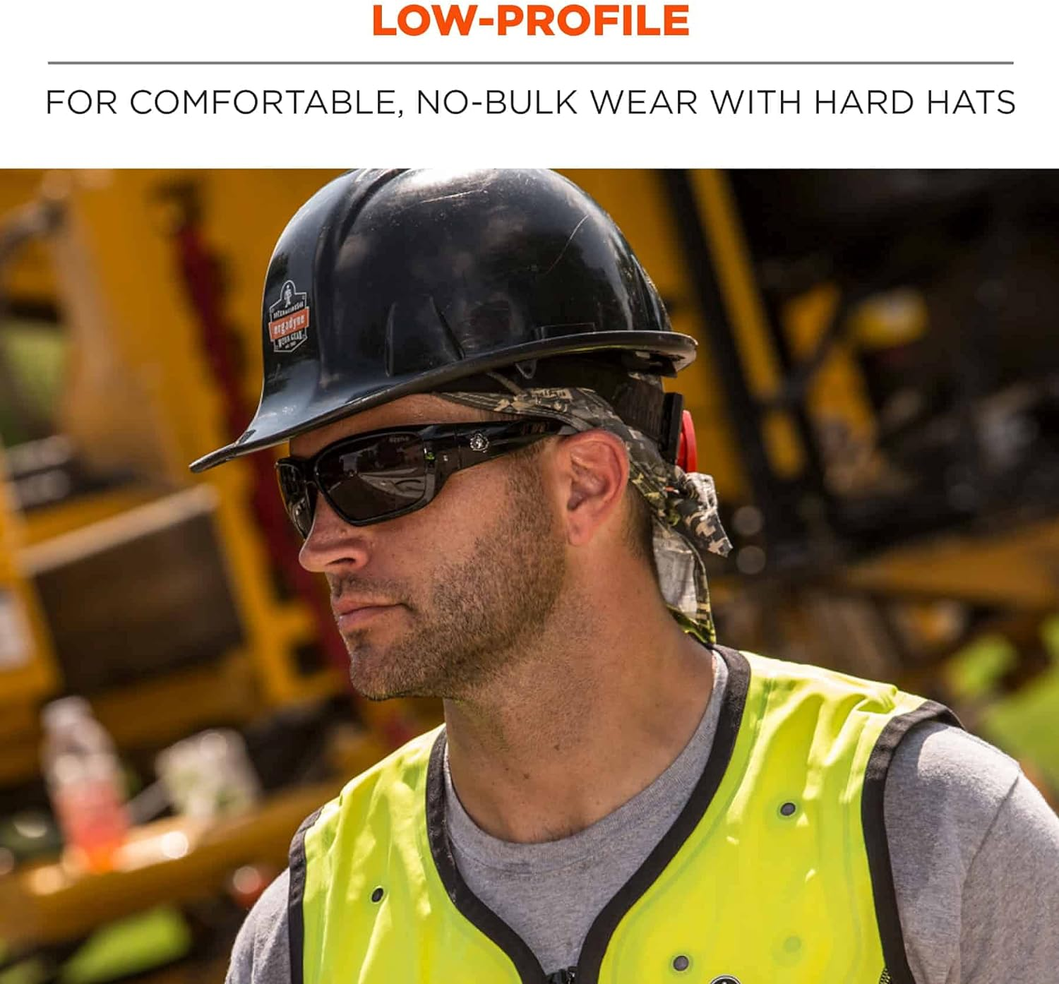 Ergodyne 6615 High-Performance Dew Rag, Lime - Camo image number 5