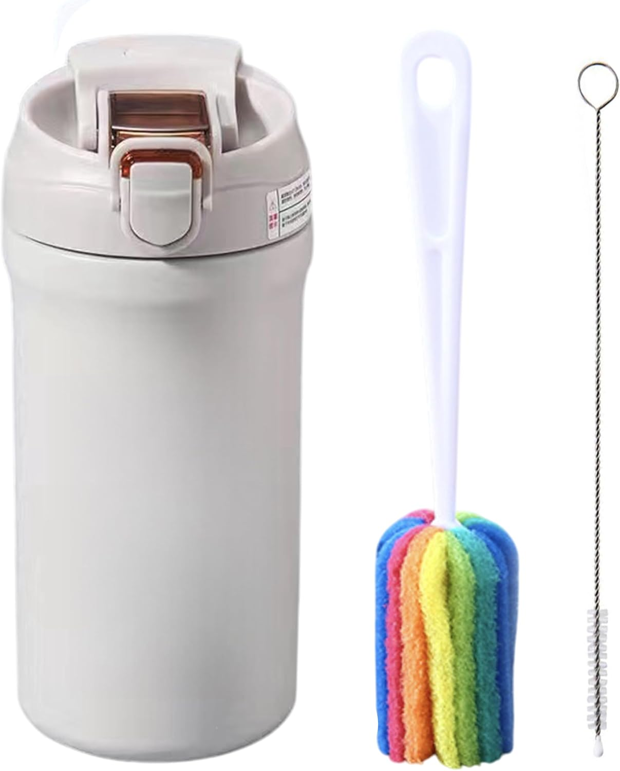 Nordquest Insulated Water Bottle with Straw, 20Oz Hot Water Bottle & Coffee Tumbler Travel Mug, Multi Purpose Metal Water Bottle for Coffee and Water image number 4