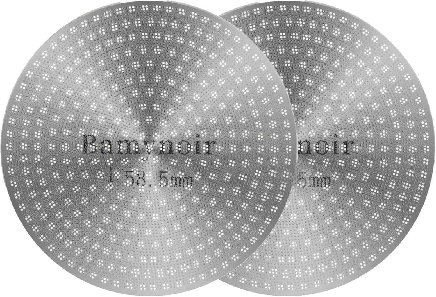 Bamynoir 2Packs Espresso Puck Screen,53.3Mm Puck Screen Compatible with Espresso Portafilter,Mesh Plate for Espresso Coffee Filter Basket,0.65Mm Thickness,150&Mu;m,Stainless Steel (53.3MM 2 Packs) image number 2
