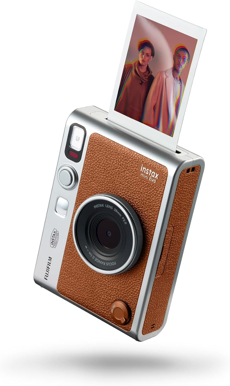 Instax Fujifilm Mini EVO Instant Camera, Brown