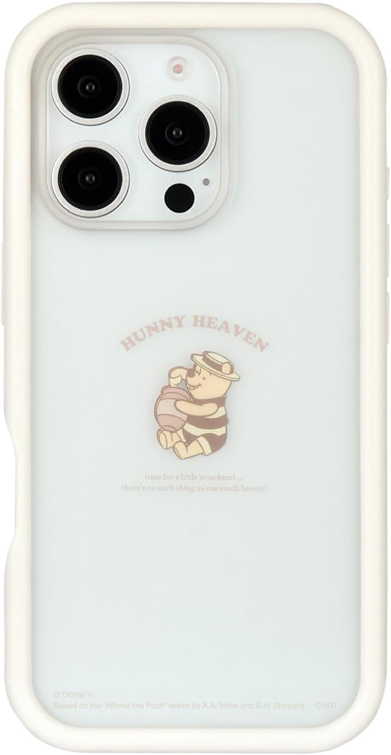 Gourmandies Disney Characters/Iphone 16 Pro Plump Frame Case Winnie the Pooh DNG-205PO
