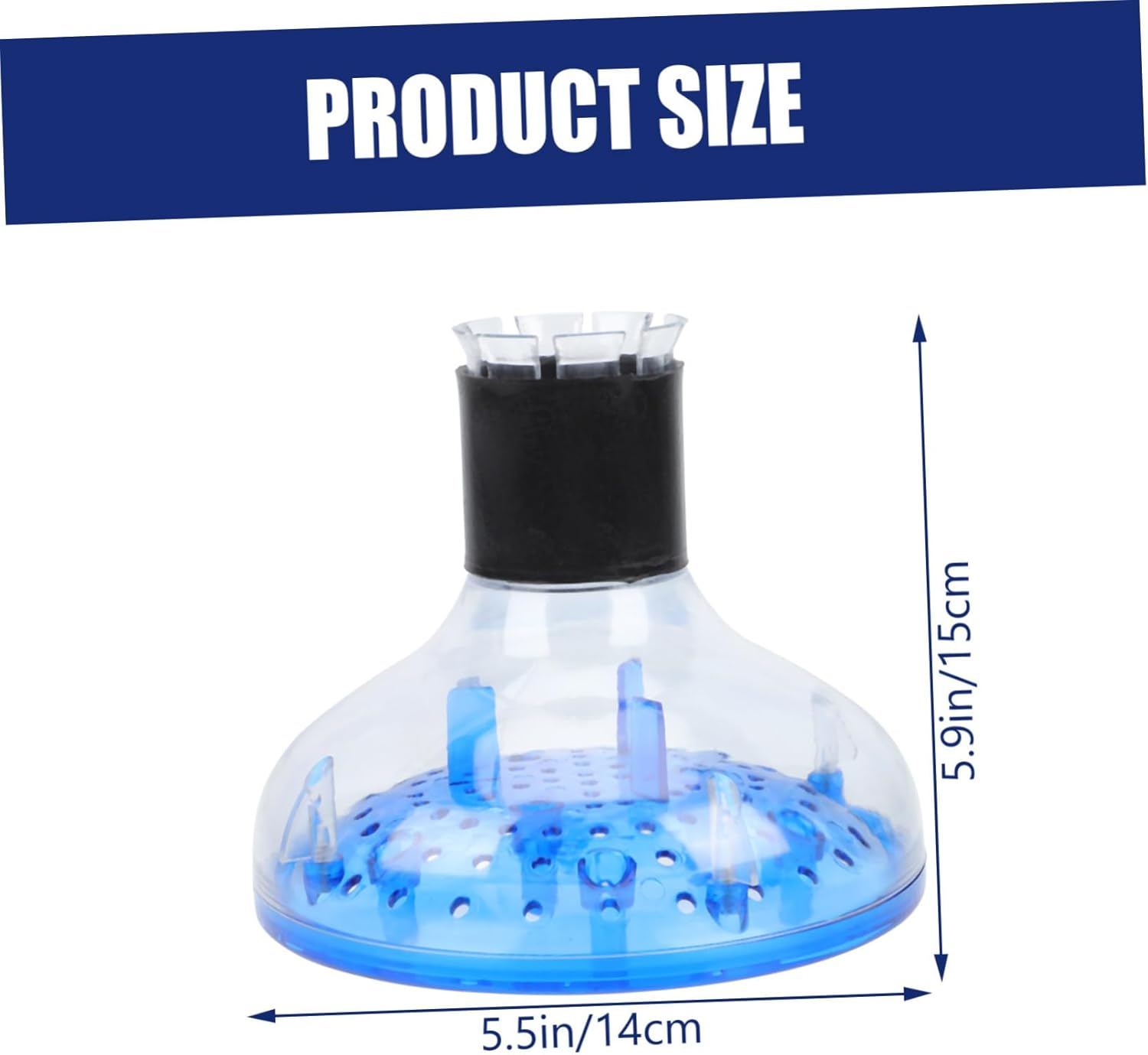 LABRIMP Hair Dryer Diffuser Attachment for Wavy Hair Lightweight Portable Blow Dryer Nozzle for Gentle Even Airflow Heat Protection and Frizz Reduction Travel Friendly Styling Tool