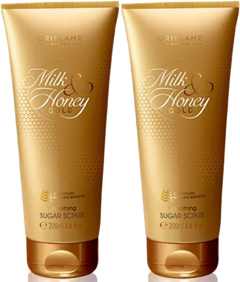 Oriflame Milk and Honey Smoothing Sugar Scrub (Pack of 2) image number 1