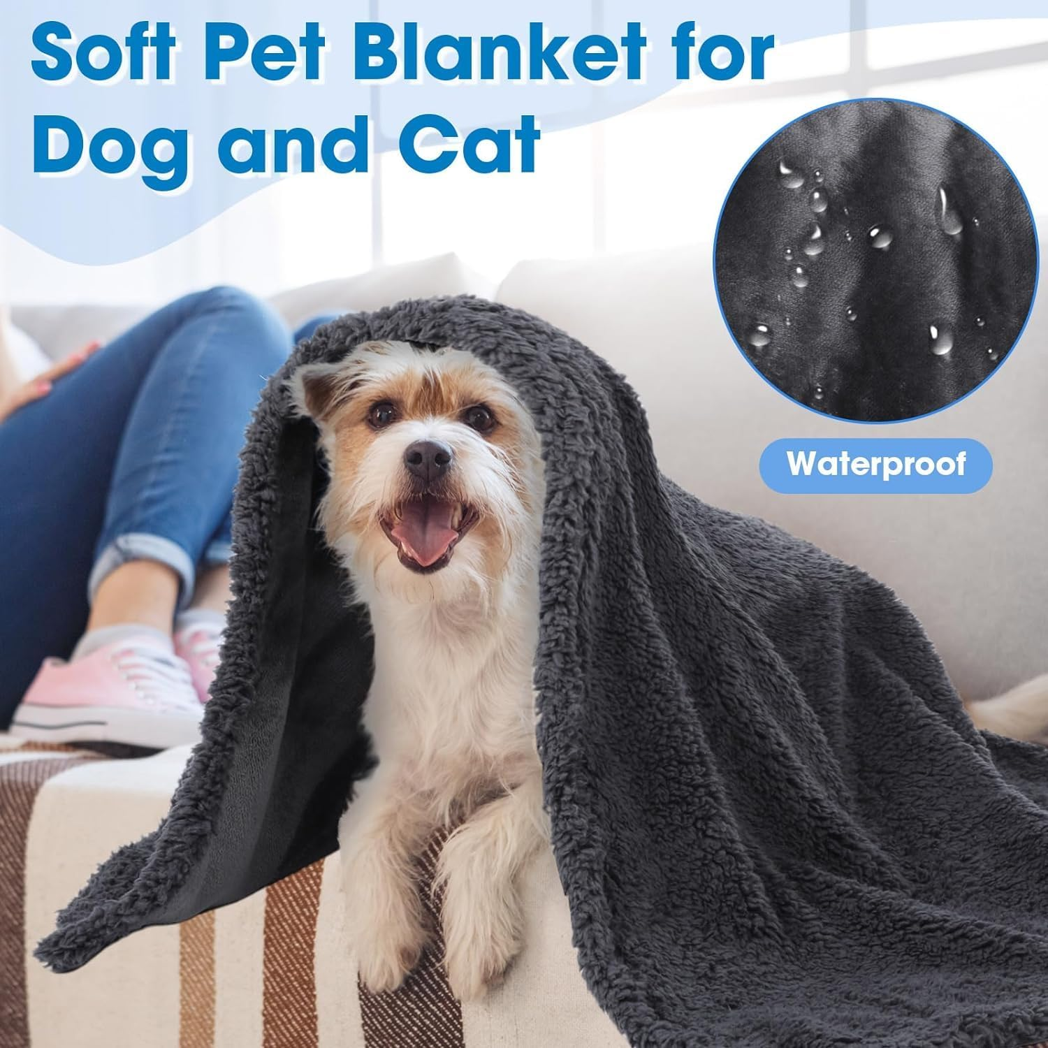 Dog Blankets and Cat Sofa for Picnics and Outdoor Camping - Waterproof Blanket for Small Dogs and Cats - Blanket and Sofa