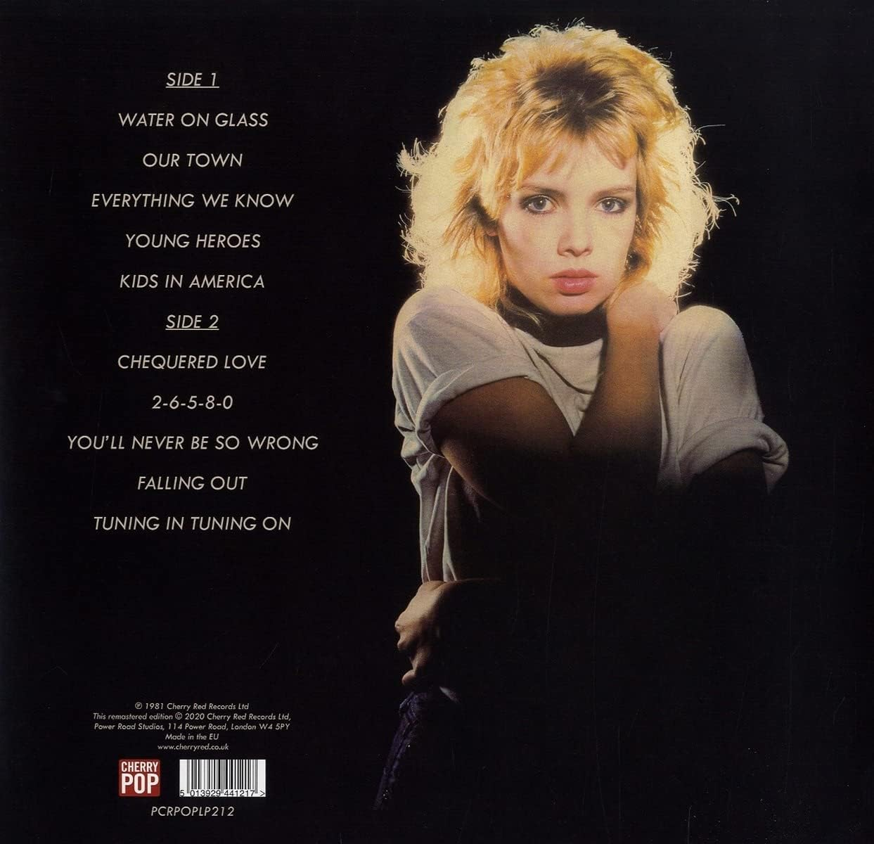 Kim Wilde - Clear with Black Splatter 12" Vinyl Edition