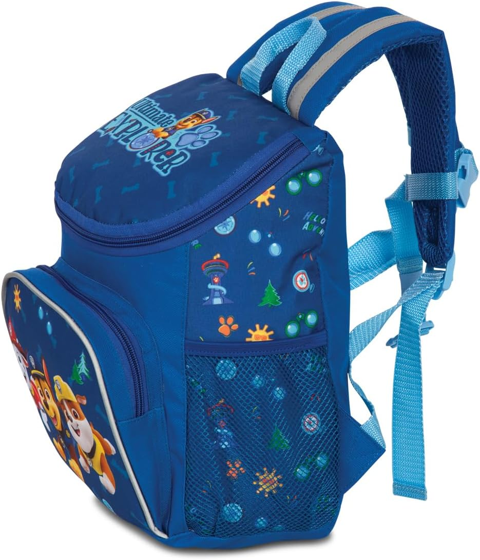 Paw Patrol Backpack with Chase, Marshall and Skye Boys Girls from 3-6 Years, Nursery and Nursery Bag with Chest Strap - 31 Cm X 25 Cm X 10 Cm 8L Fabrizio image number 1