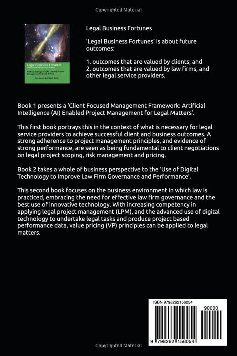 Legal Business Fortunes: Client Focused Management Framework: Artificial Intelligence (AI) Enabled Project Management for Legal Matters image number 1