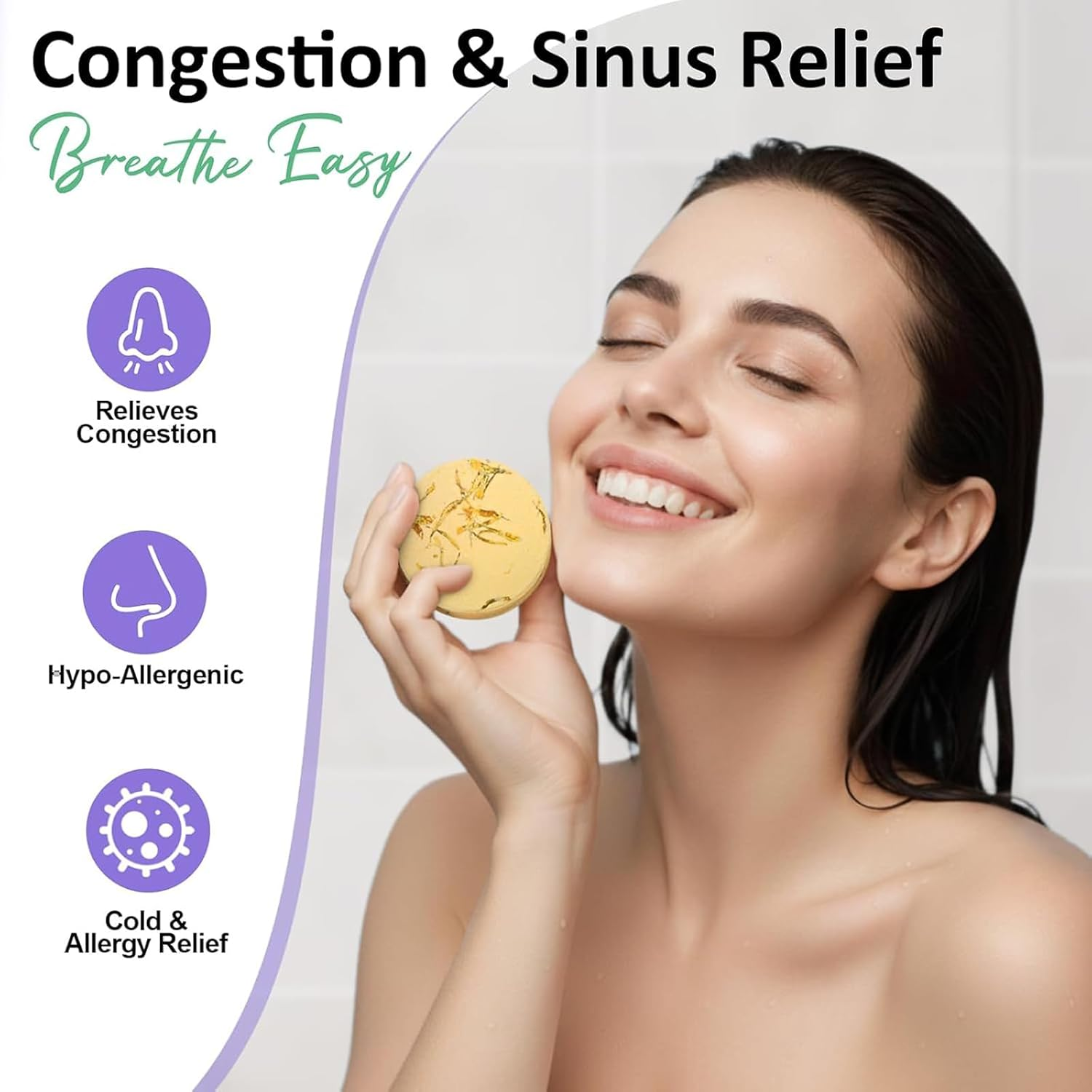 Shower Steamers Aromatherapy 8 Pack - Gifts for Women, Shower Bombs with Essential Oils, Self Care and Stress Relief Stocking Stuffers, Relaxation Birthday Gifts for Women and Men image number 3