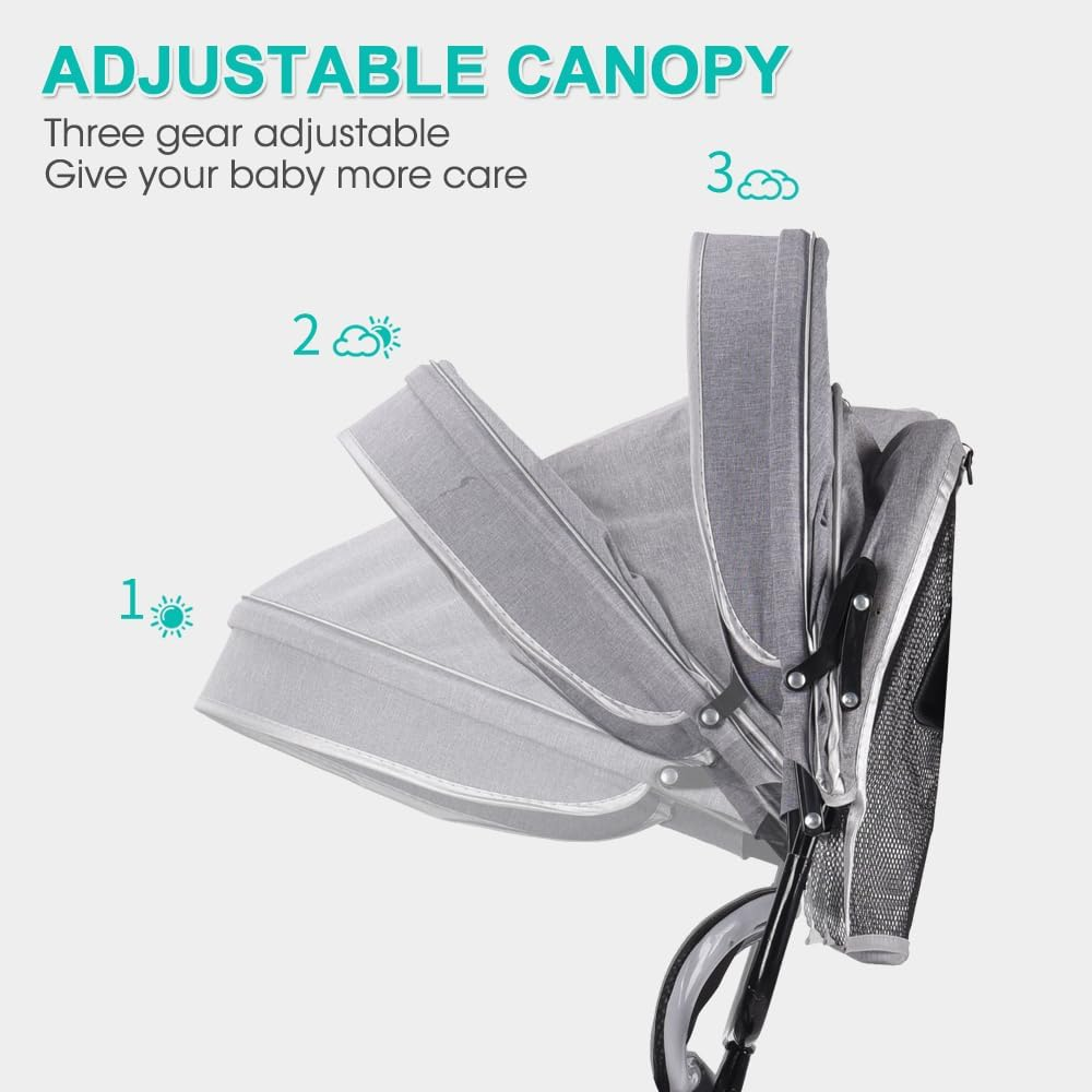 4In1 Baby Walker Kids Trike Tricycle Bike Children Bicycle Ride on Toy Safety Fence Adjustable Seat Handlebar Black image number 5