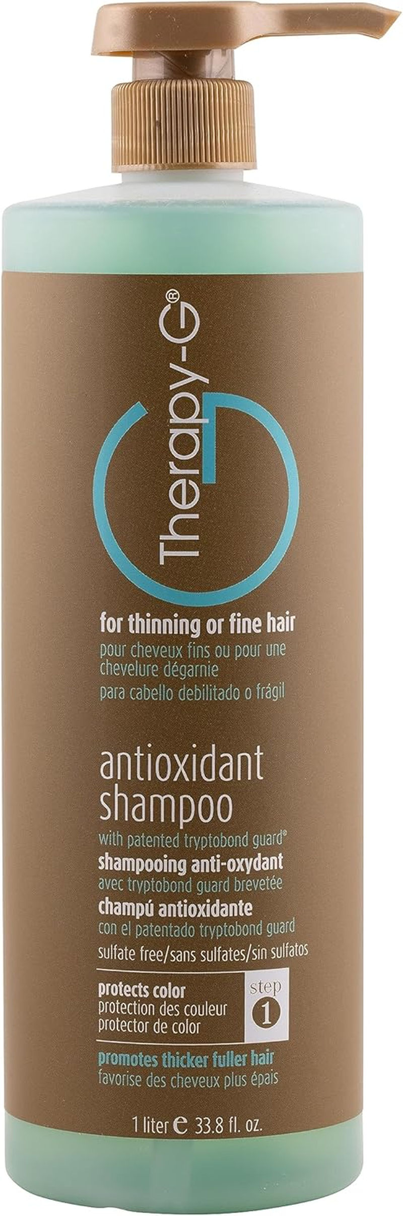 Therapy-G Antioxidant Shampoo Step 1 ( for Thinning or Fine Hair ) - 1000Ml/33.8Oz image number 2