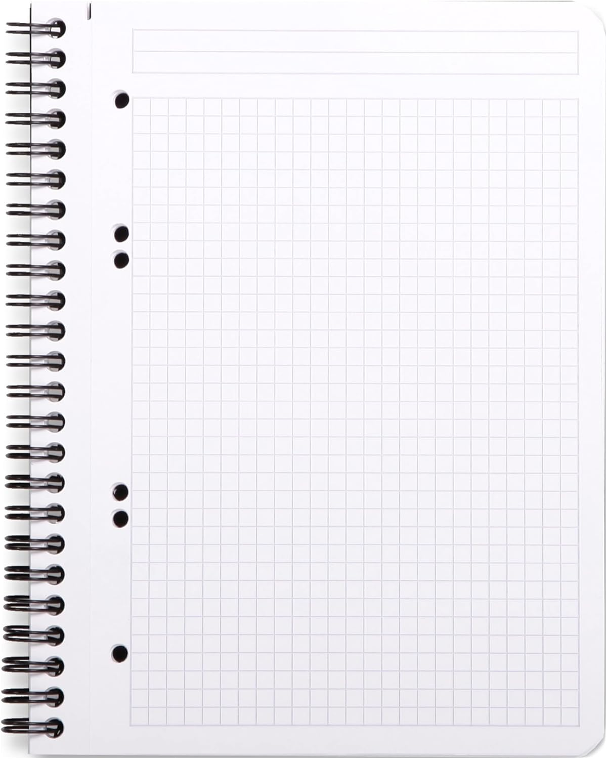 Rhodia Rhodiactive Greenbook 119913C Spiral Notebook, Squared, DIN A5+, 16 X 21 Cm, 80 Sheets Micro-Perforated, 4-Hole Punched, 100% Recycled Paper, 90, Black, Pack of 1 image number 6