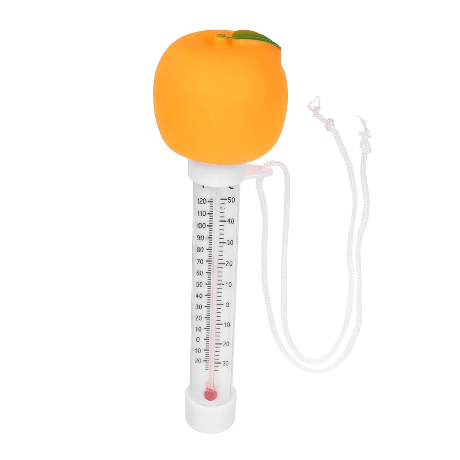 Balacoo Floating Pool Thermometer Orange Cartoon Design Easy Read Water Temperature Gauge for Newborn Baths Swimming Pools Hot Tubs Spas Accurate Monitoring image number 4