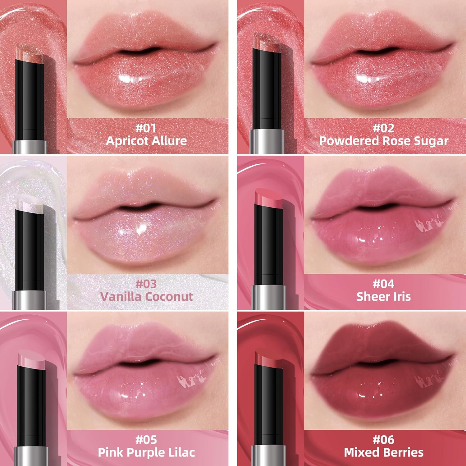 KIMUSE Lip Plumper, Hydrating Click Tinted Solid Lipstick for Plumps & Moisturizes, Long-Wearing All-In-One Lip Plumping, Gloss, Balm (Vanilla Coconut, 1 PCS)