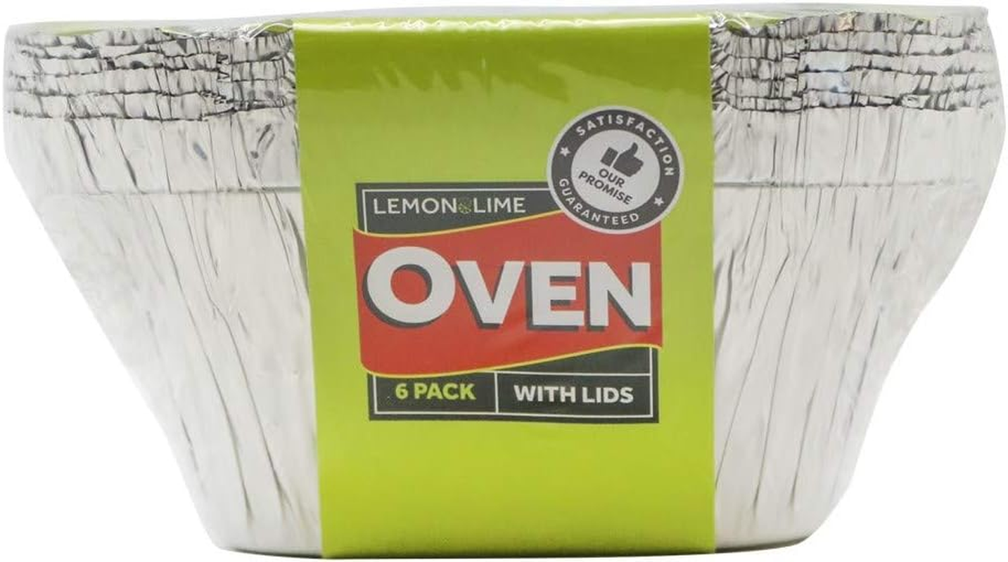 20X Small Foil Food Container Tray and Lid Roasting BBQ Takeaway Oven Trays Lids image number 2