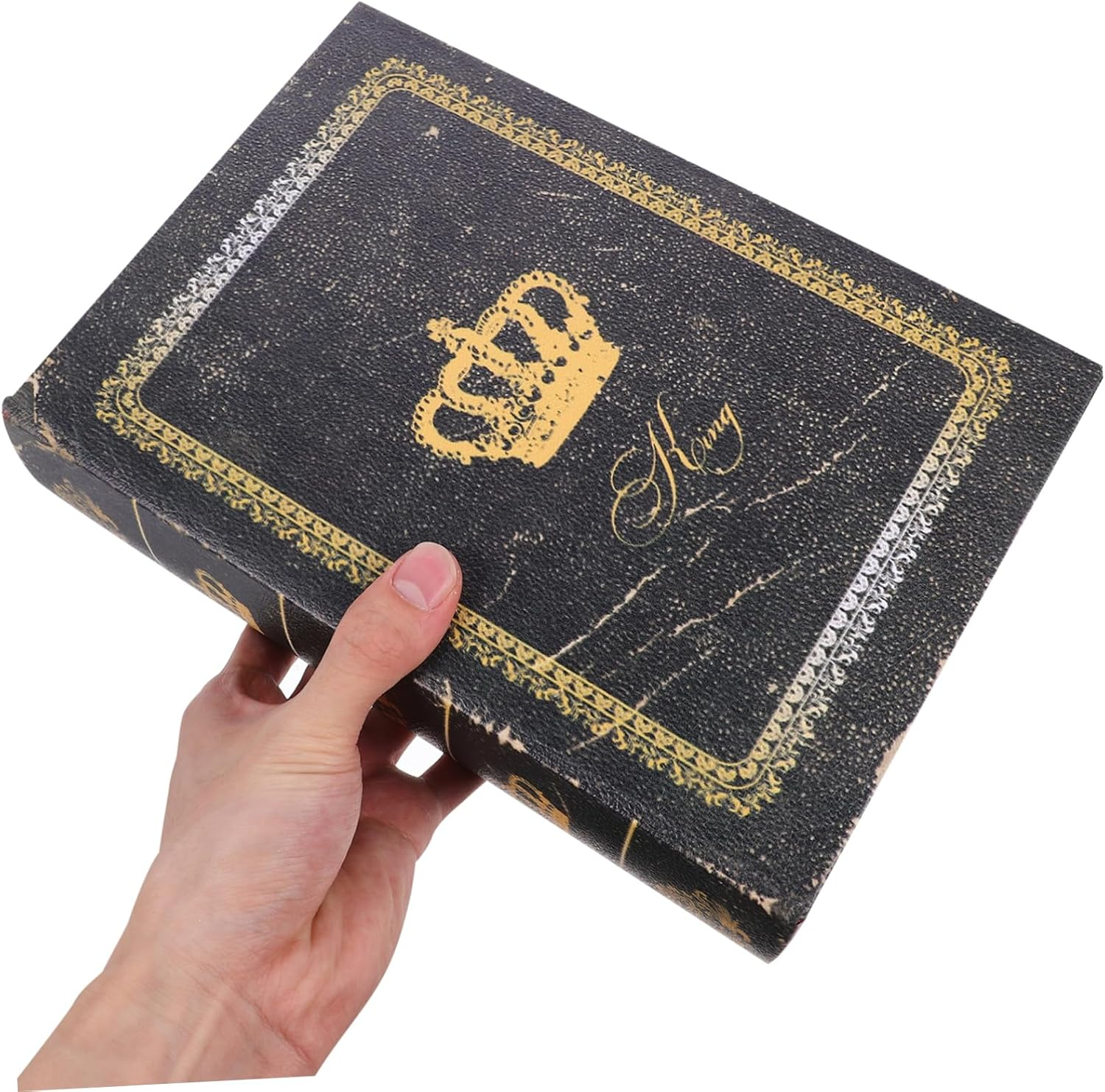 Vintage Imitation Book Decorations for Home Office Finish Bookshelf Storage Box for Book Lovers and Interior Styling