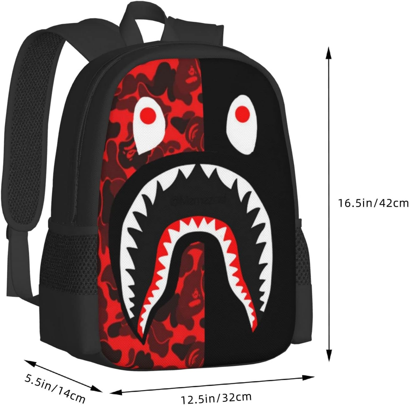 Lodge Bear Deer Fish Simple and Large Capacity Backpack Laptop Bag Can Accommodate 15 Inch Laptops - Cow Fur Print image number 5