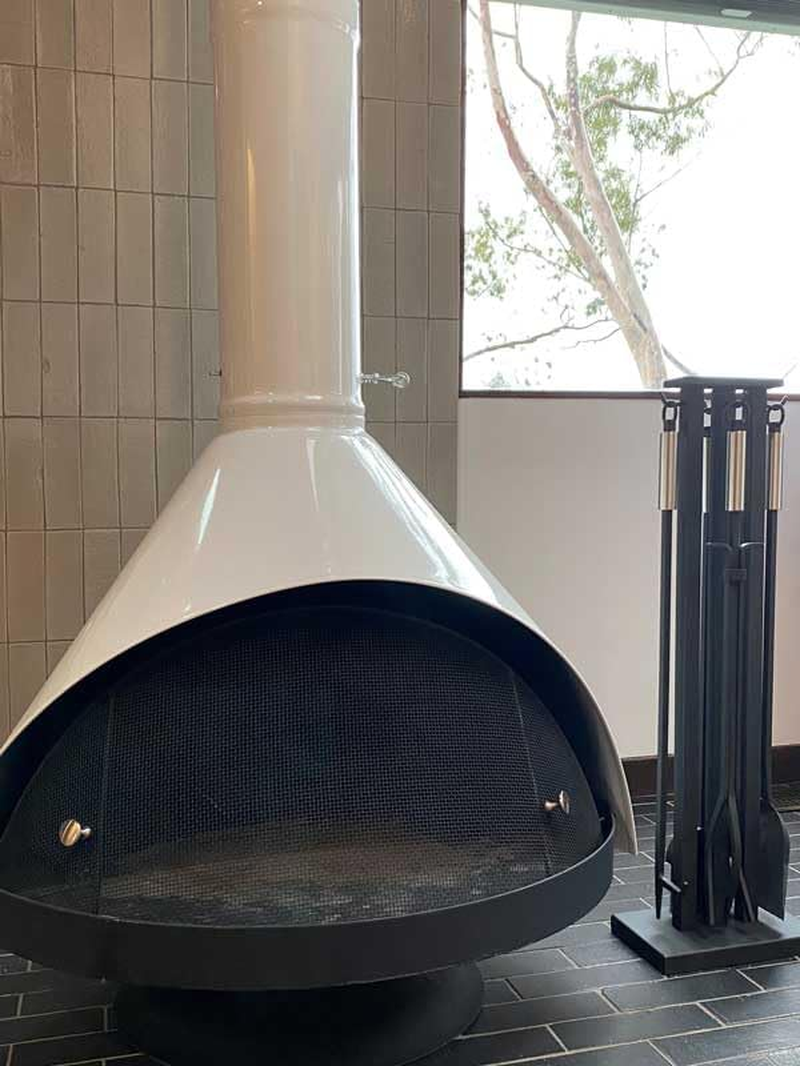 Pilgrim Home and Hearth 18039 Contemporary Fireplace Tool Set, 32" H, 22 Lb, Matte Black with Brushed Steel Handles image number 6