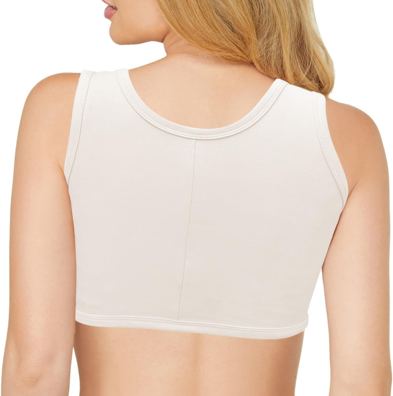 Adaptive Bra with Easy-On Velcro Closure - Arthritis, Post Surgery, Leisure, Sleep, Breastfeeding Bra Nude