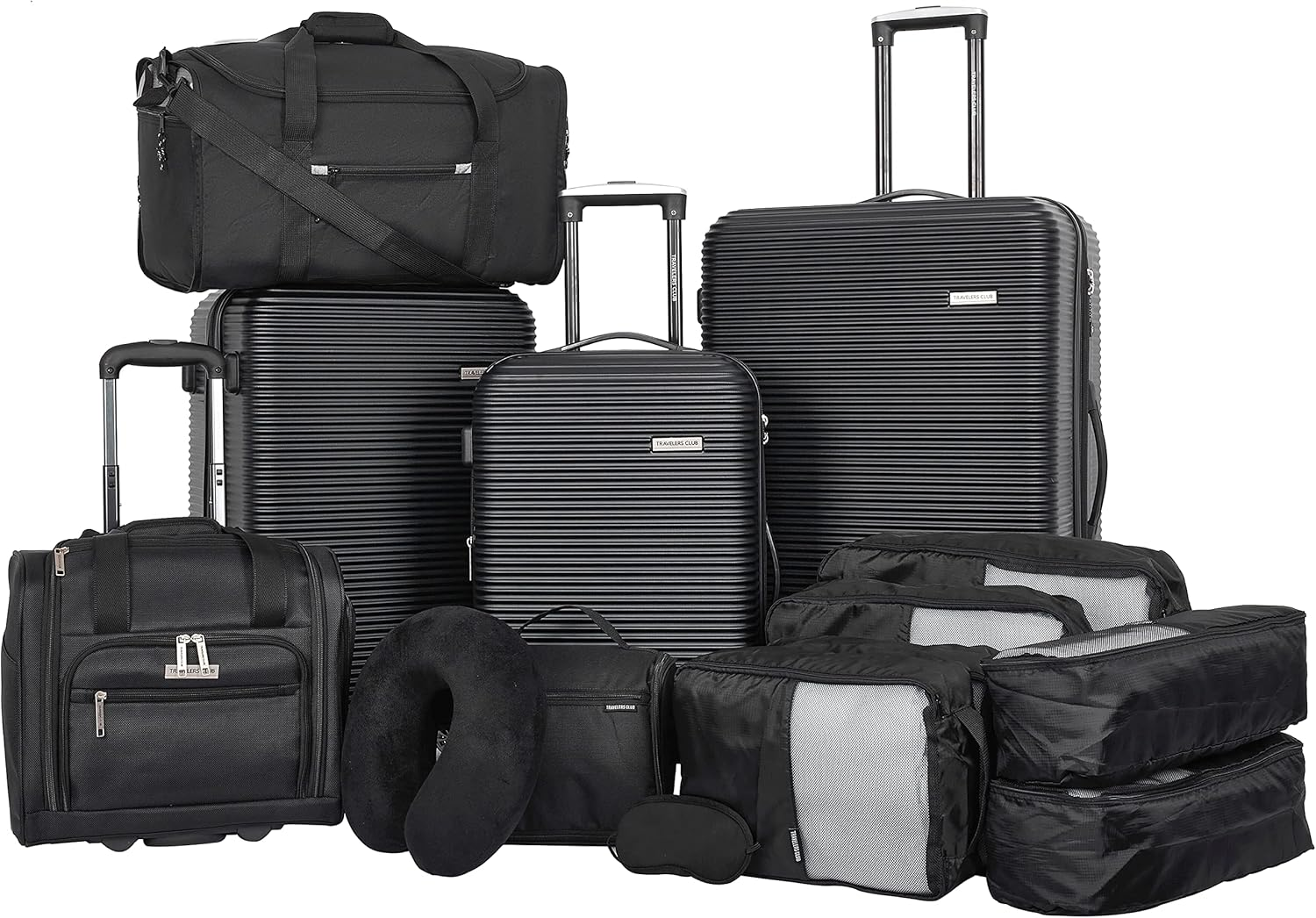 Travelers Club 14-Piece Riddock Luggage and Travel Accessories Set