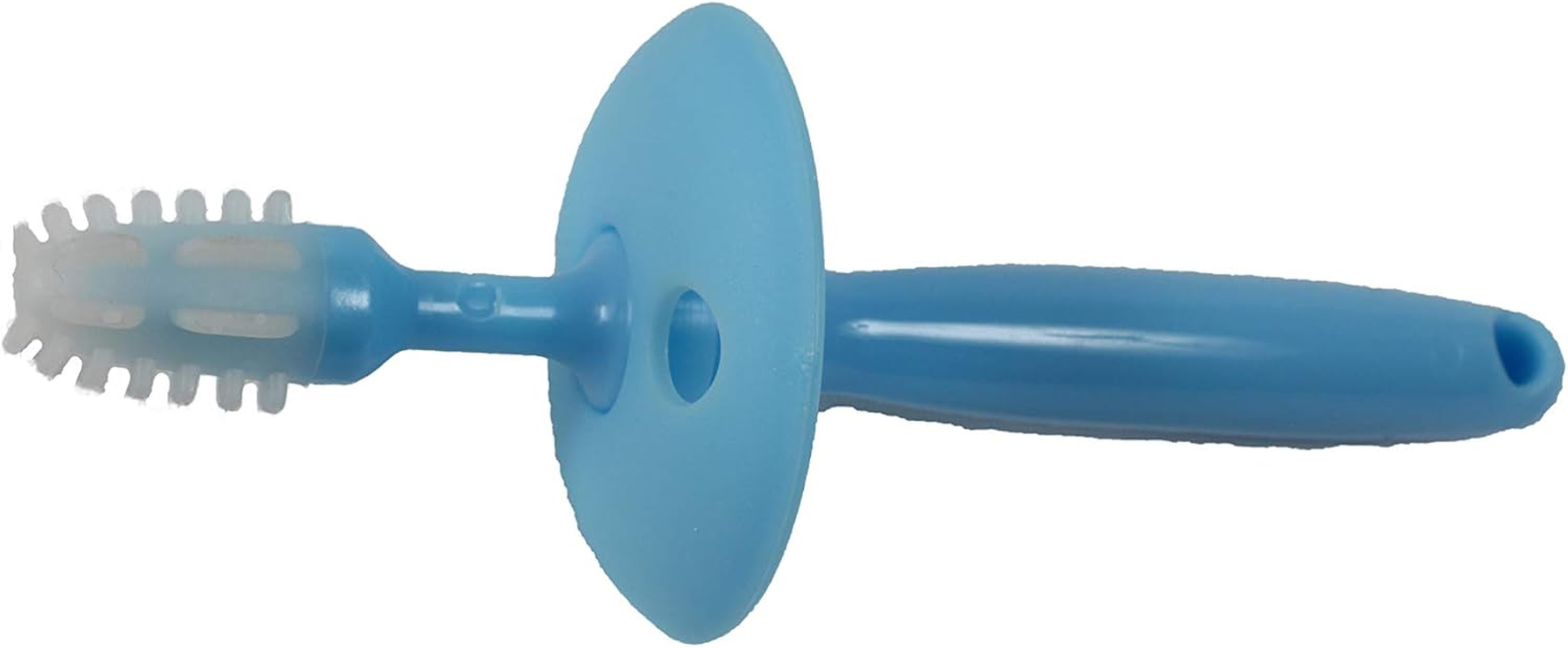 Sweetie Toothbrush Set (3 Pack)1-360&deg; Silicone Baby Toothbrush Infant Training 2-Tooth Brush Age 0-2 Baby 3-Toothbrush, First Brush (Color May Vary) image number 1