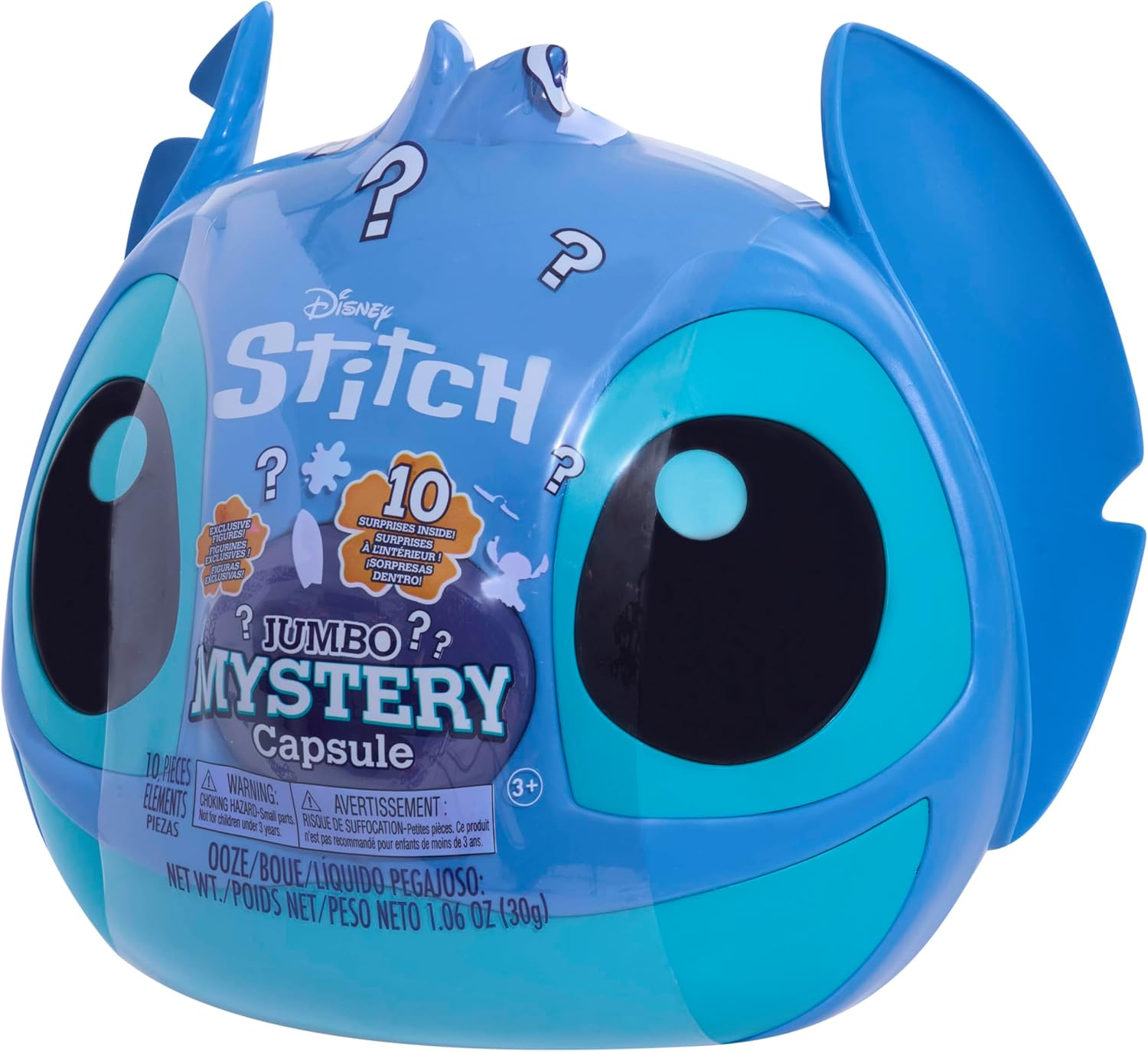 Disney Stitch Jumbo Mystery Capsule, 9 Inch Figure, Surprise Outfits, Alien, Kids Toys for Ages 3 up by Just Play image number 4