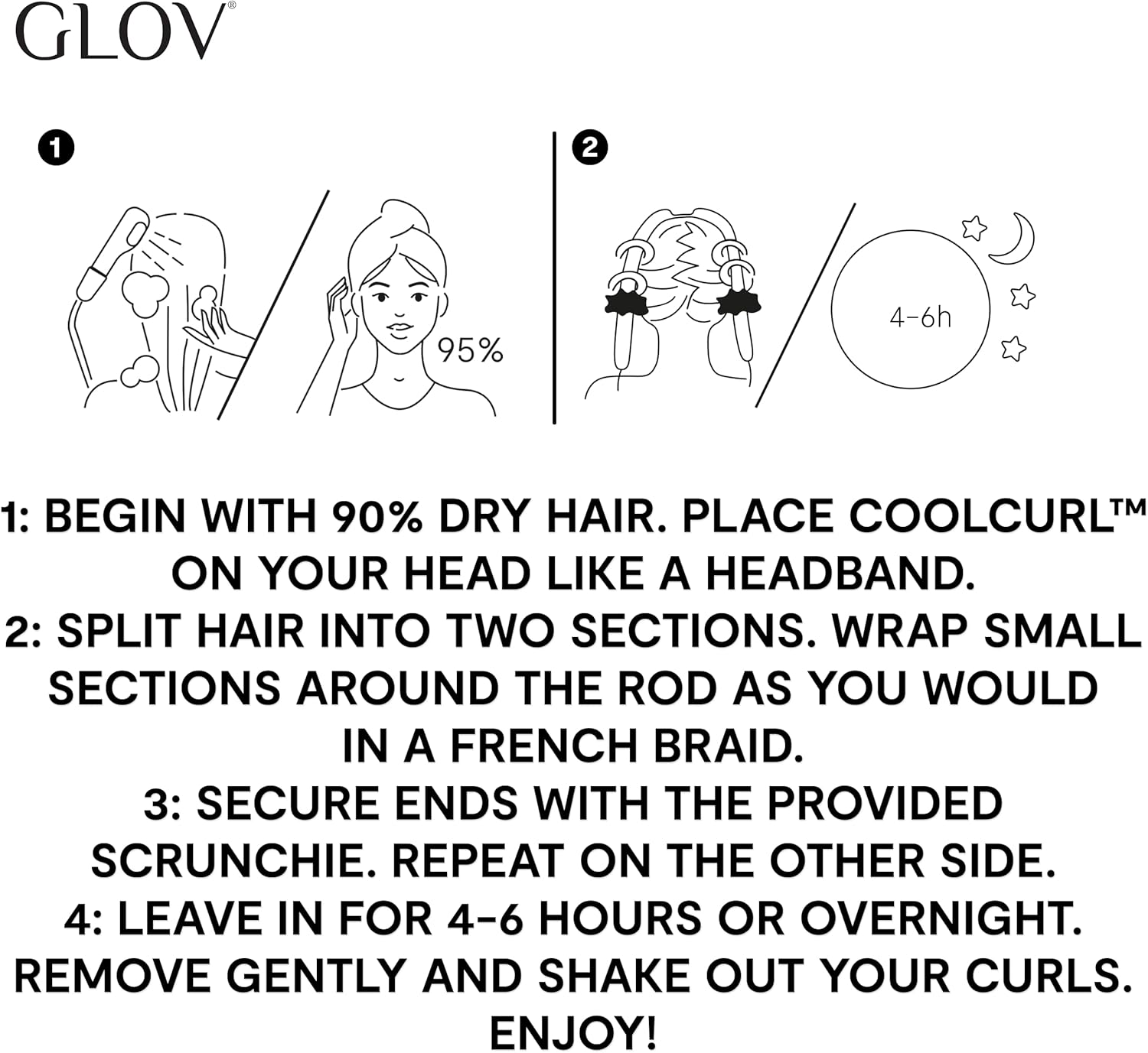 The Heat-Resistant Curlers with Our Curl Band Conjure up Dreamy Voluminous Curls in No Time at All for the Perfect Look. This Method Is Effective and Gentle image number 6