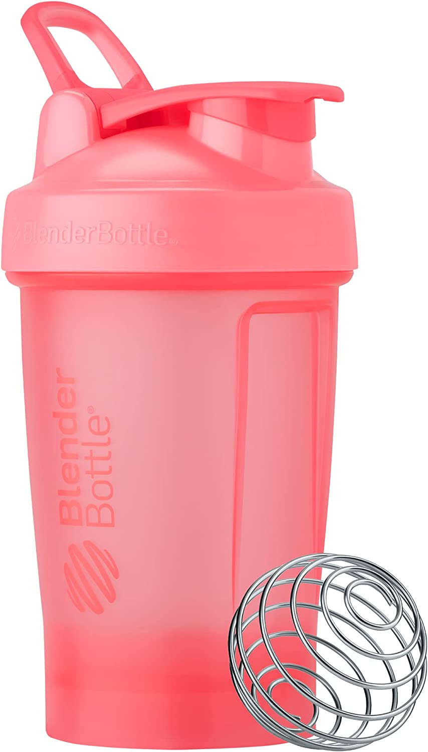 Blenderbottle Classic V2 Shaker Bottle Perfect for Protein Shakes and Pre Workout, 28-Ounce, New Pink
