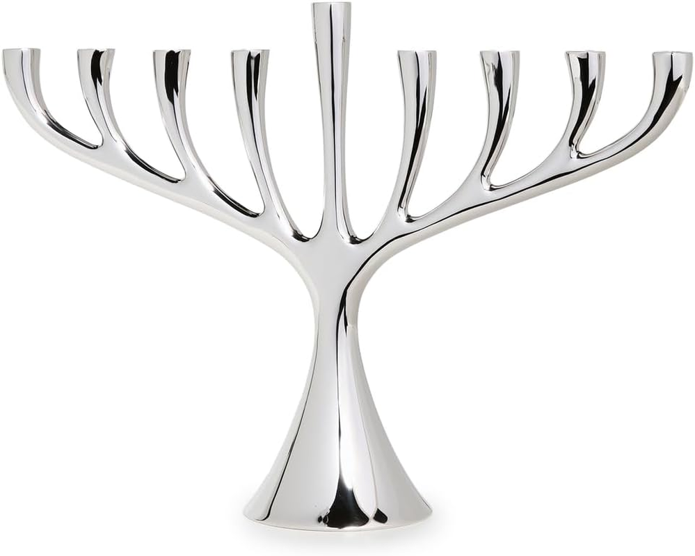 Georg Jensen Cobra Menorah Stainless Steel, Silver, One Size