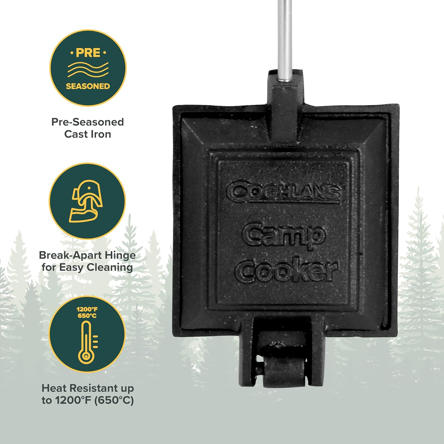 Coughlan'S Coghlans Cast Iron Camp Cooker image number 1