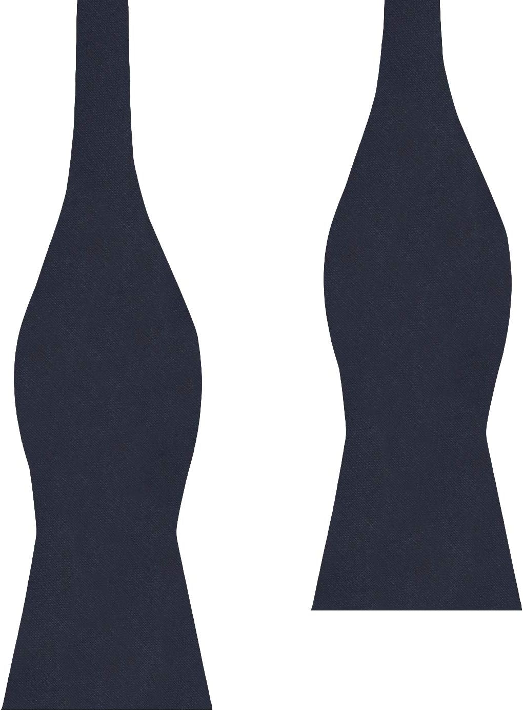 Cotton Self Tie Bow Tie for Men | Untied Bowties Self Tied for Formal Groom or Wedding image number 5