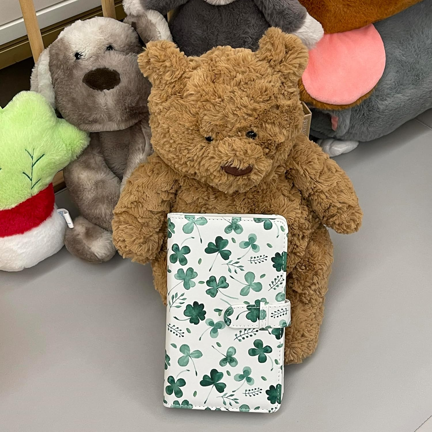 Card Case for Yoto Cards with 96 Cards Capacity 3 Pockets Doubles Side Yoto Cards Holder Storage Binder (Clover) image number 3